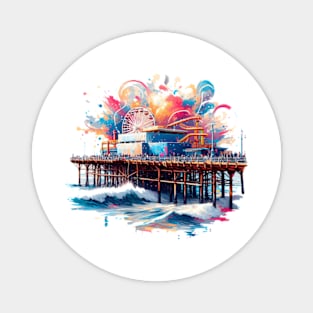 Santa Monica Pier Magnet